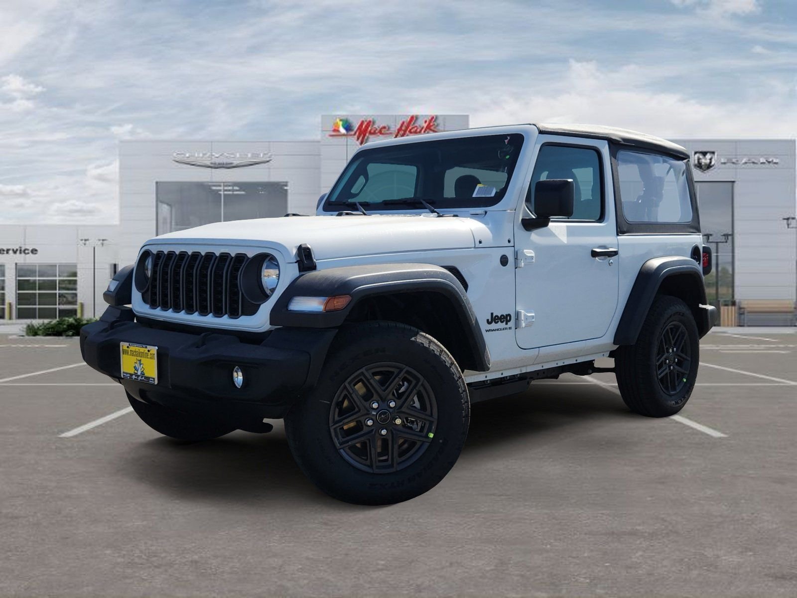 New 2026 Bright White Clear-Coat Exterior Paint Jeep Sport image 1
