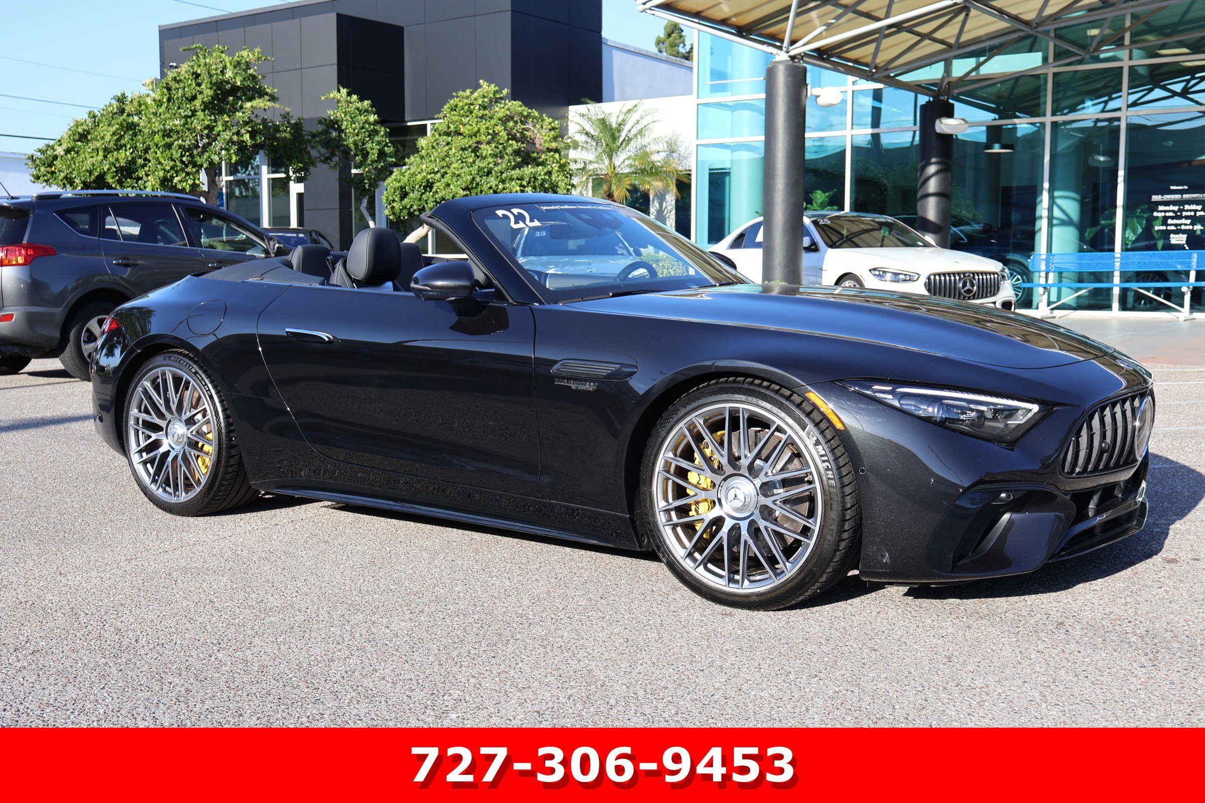 Certified Used 2022 Obsidian Black Metallic Mercedes-Benz AMG® SL 63 image 14