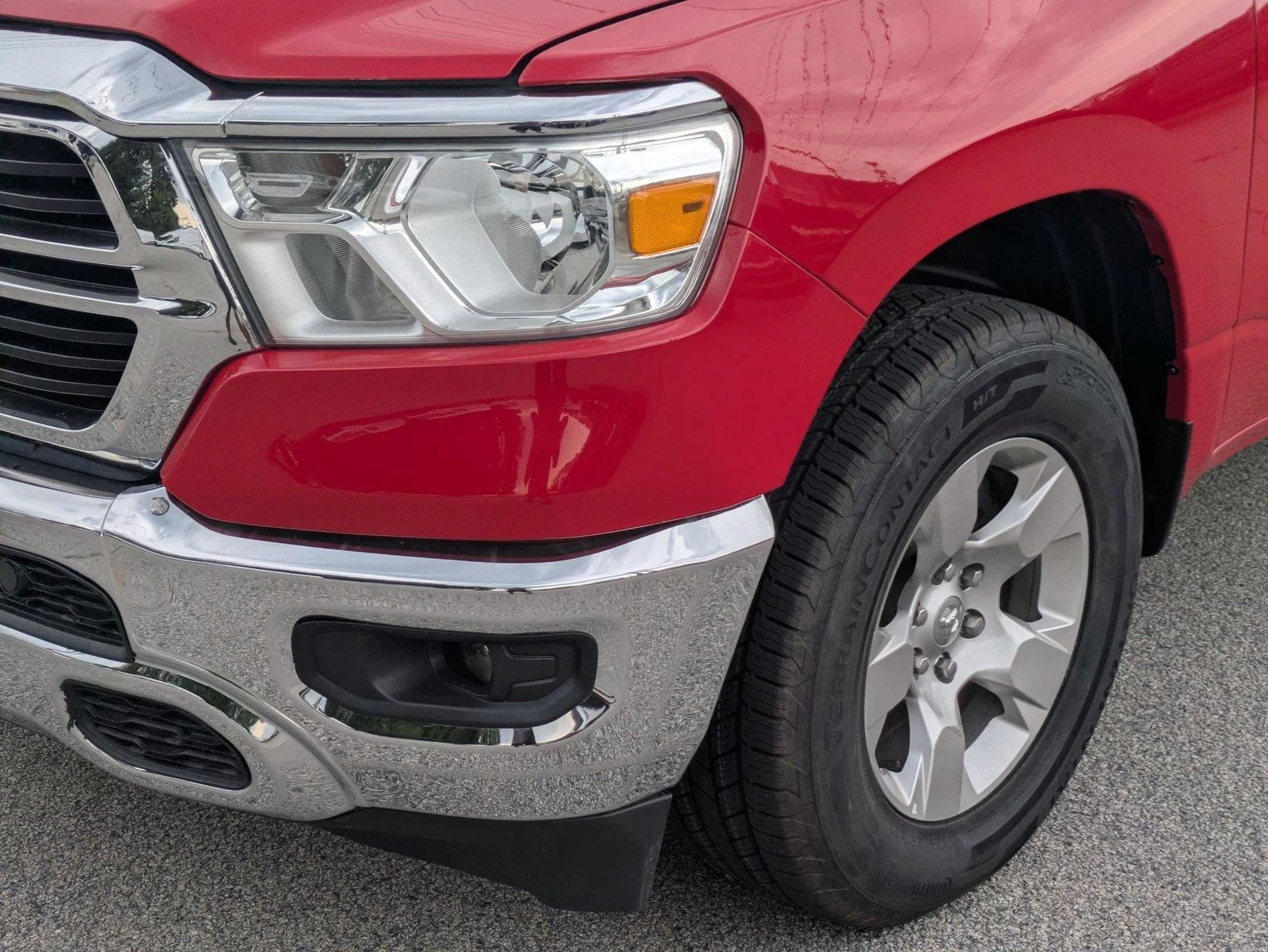 Used 2022 Flame Red Clearcoat Ram Big Horn image 9
