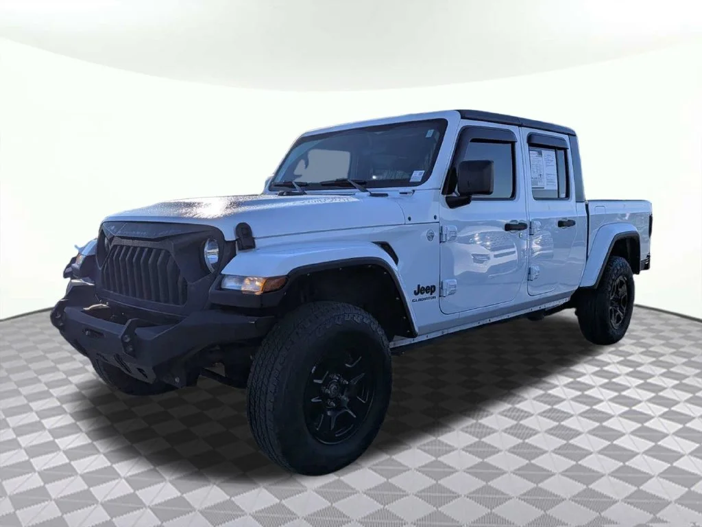 Certified Used 2021 Bright White Clearcoat Jeep Sport image 6
