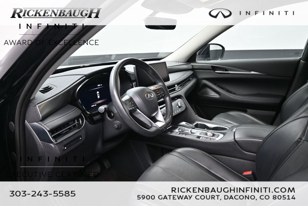 Certified Used 2023 Black INFINITI LUXE image 12