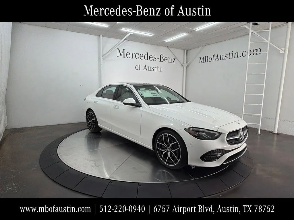 New 2026 White Mercedes-Benz C 300 image 1