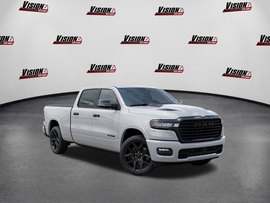 New 2026 Ivory White Tri-Coat Pearl-Coat Exterior Paint RAM Laramie image 5