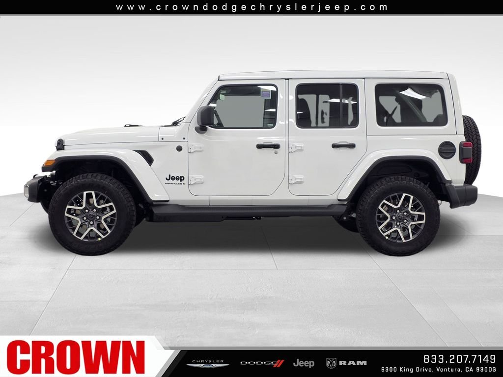 New 2026 Bright White Clear-Coat Exterior Paint Jeep Sahara image 8
