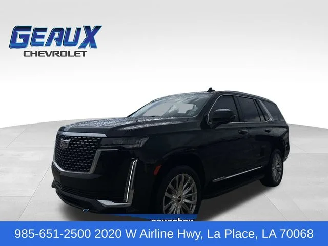 Used 2021 Black Cadillac Premium Luxury image 1