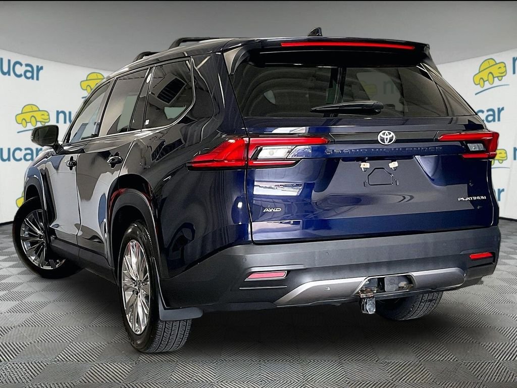 Certified Used 2024 Blue Toyota Platinum image 3