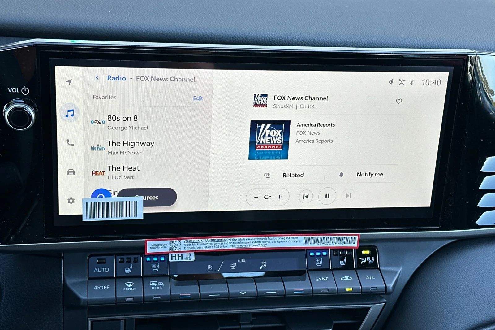 New 2026 Ocean Gem with Midnight Black Metallic roof Toyota XSE image 17