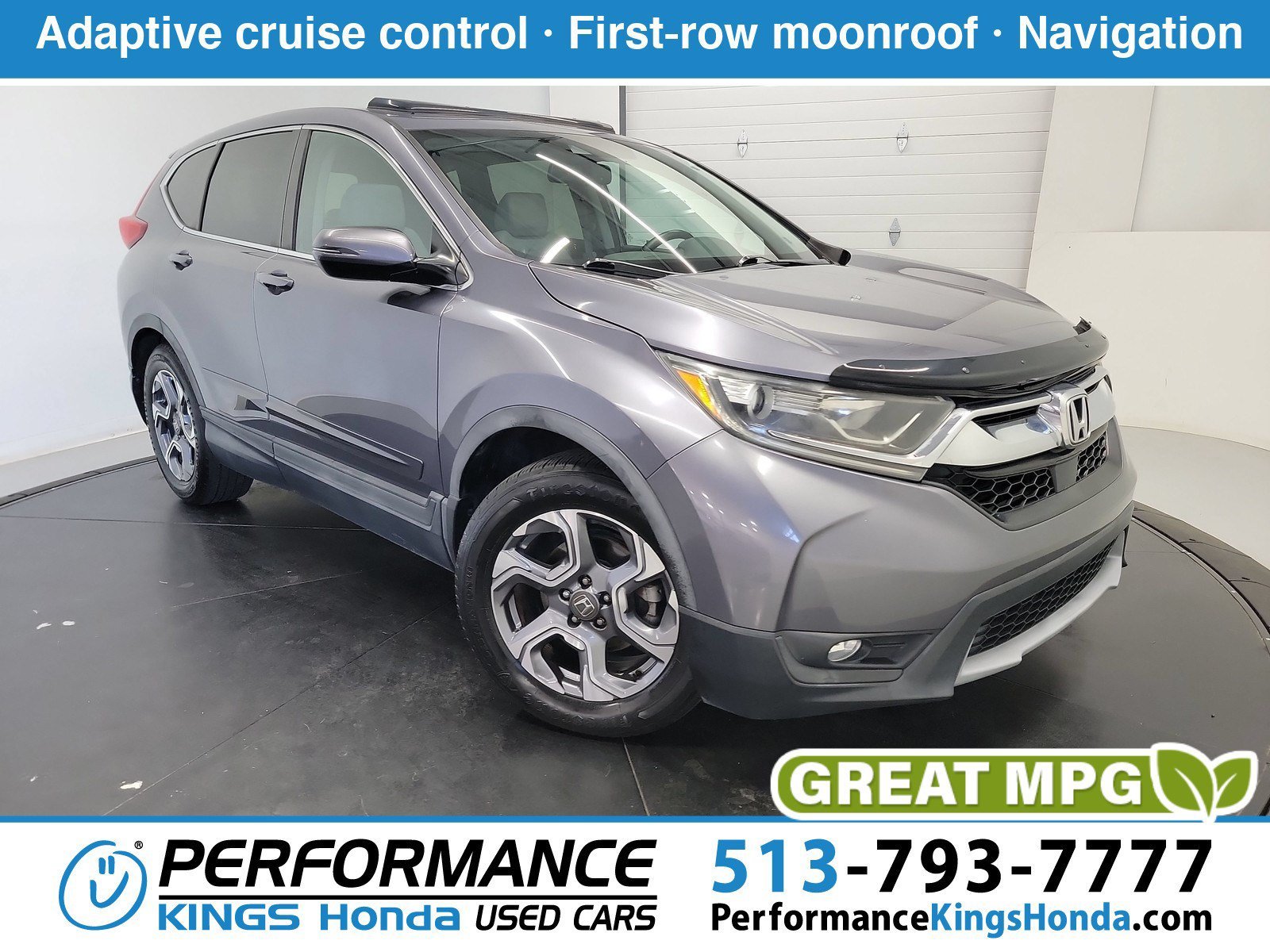Used 2017 Modern Steel Metallic Honda EX-L image 1