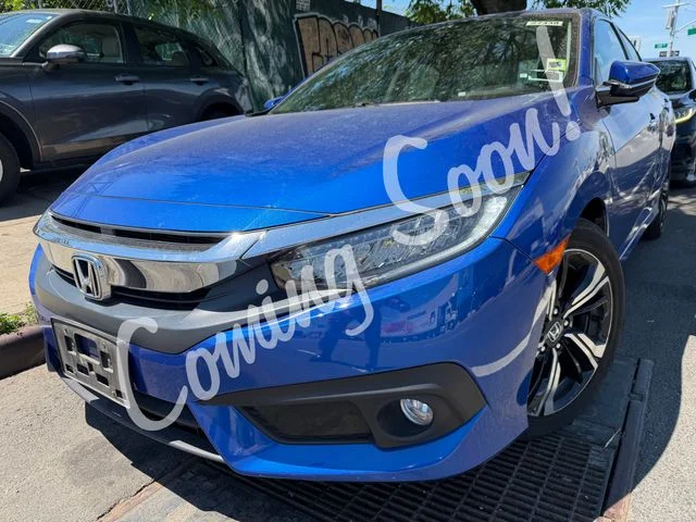 Certified Used 2018 Aegean Blue Metallic Honda Touring image 1