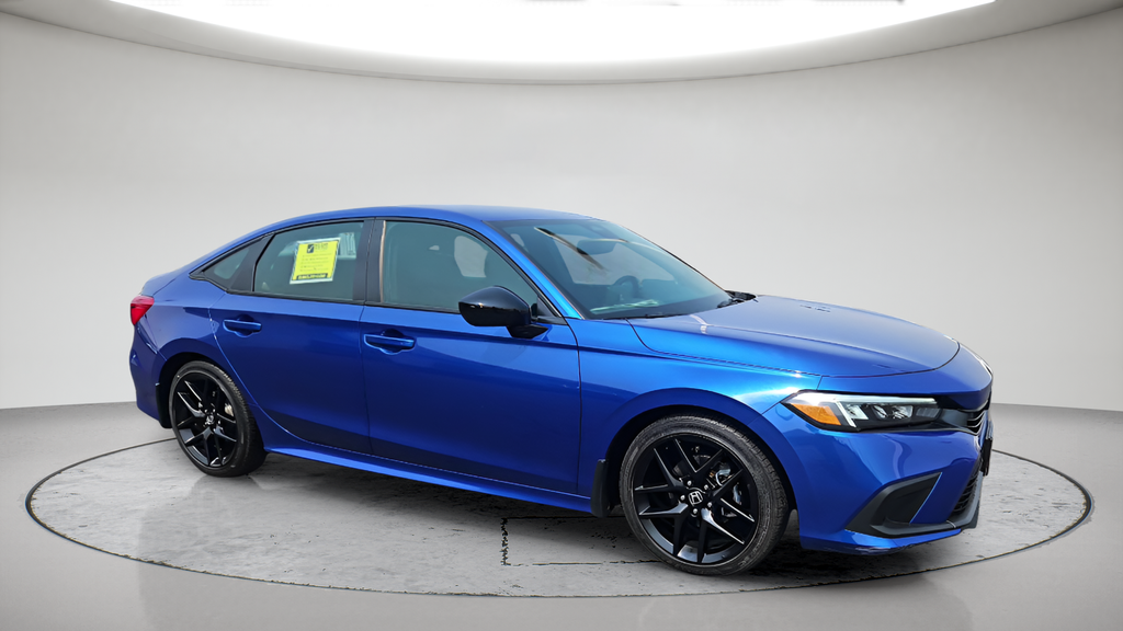 Used 2024 Aegean Blue Metallic Honda Sport image 2