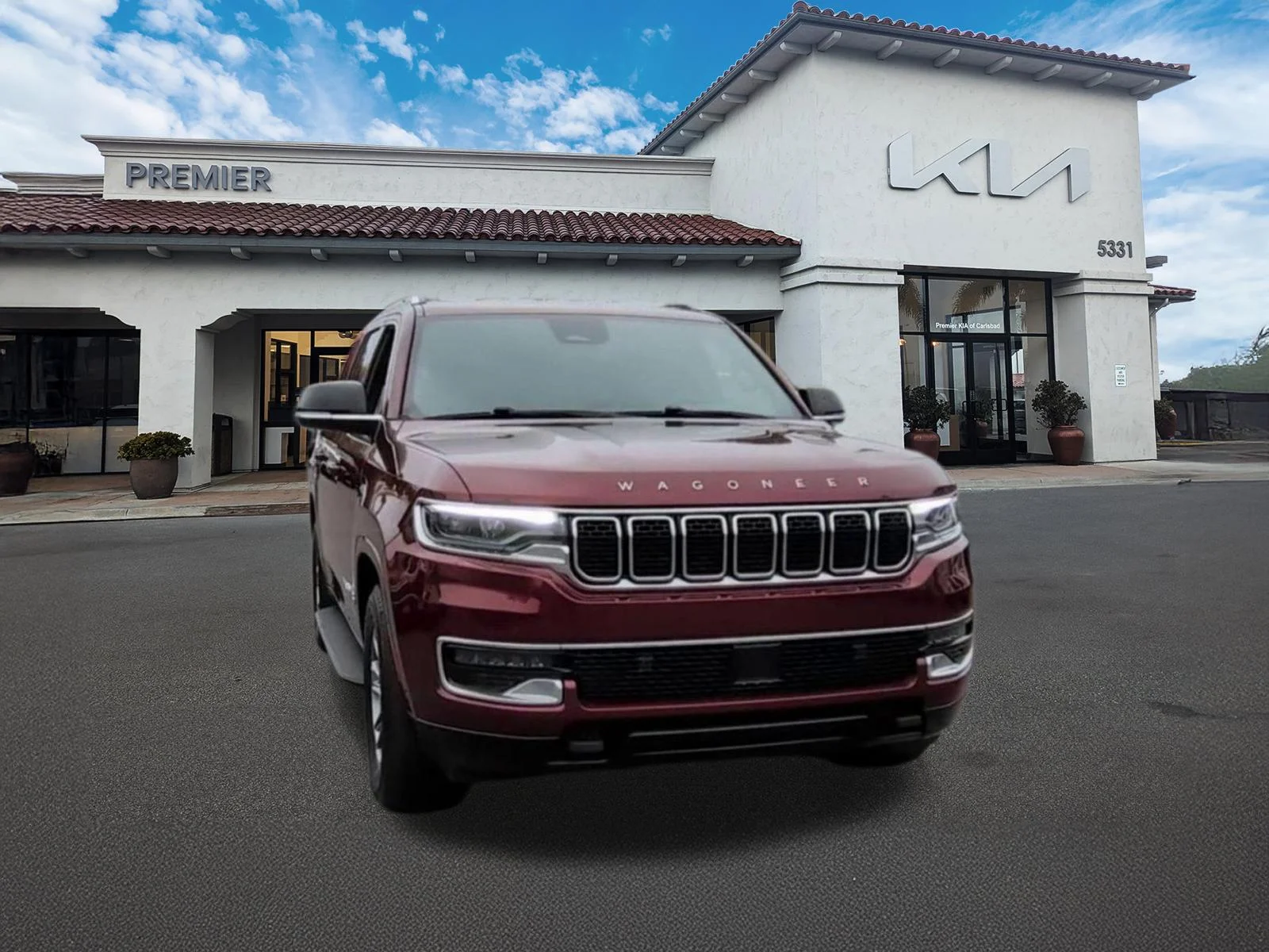Used 2023 Red Jeep Base image 3