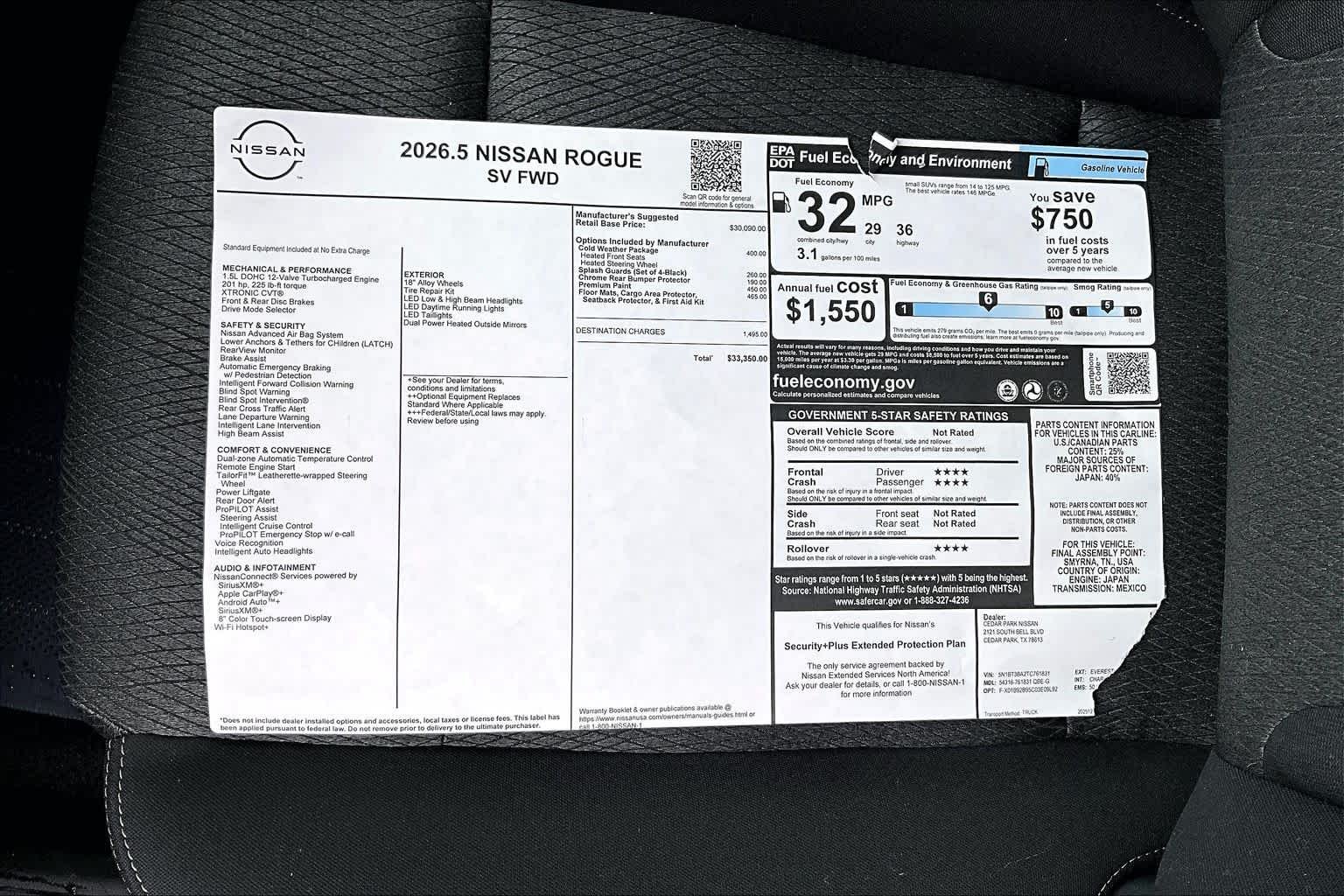 New 2026 QBE/EVEREST WH Nissan SV image 21