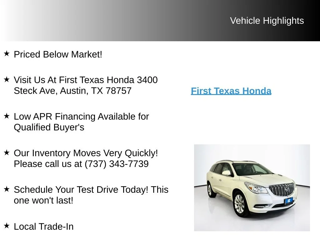 Used 2013 White Diamond Clearcoat Buick Premium Group image 10