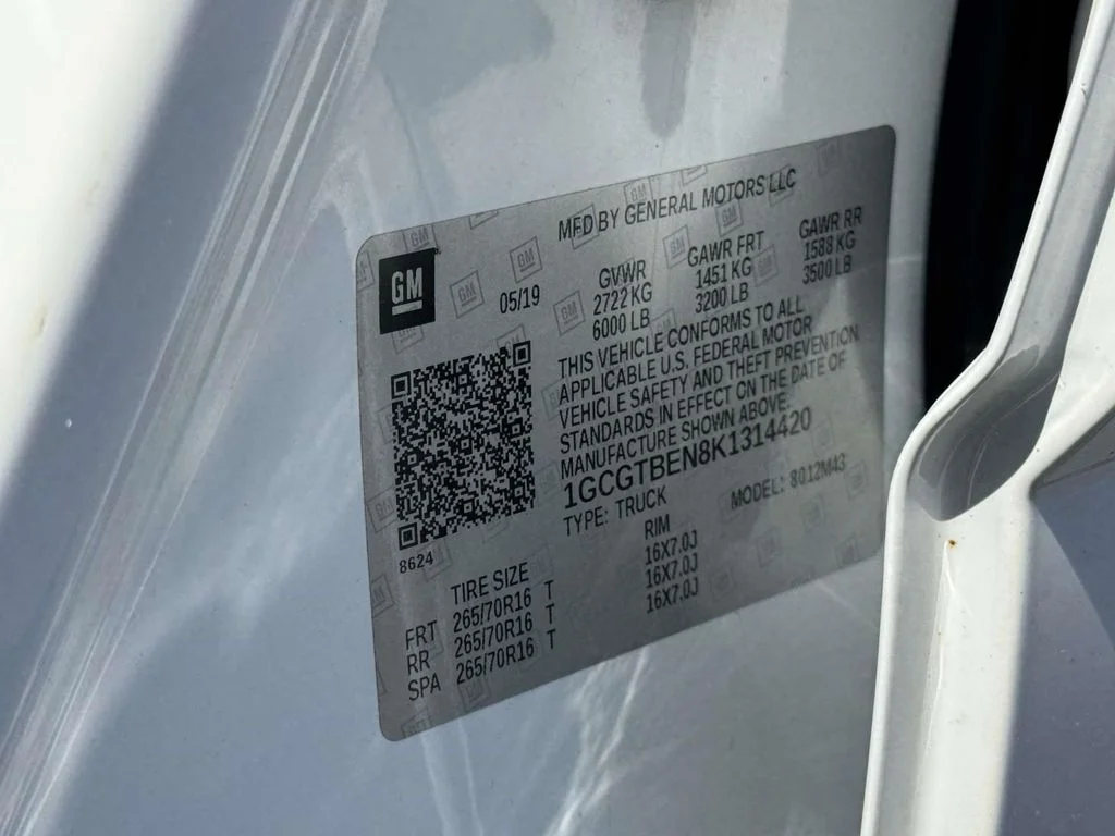 Used 2019 White Chevrolet Work Truck image 28