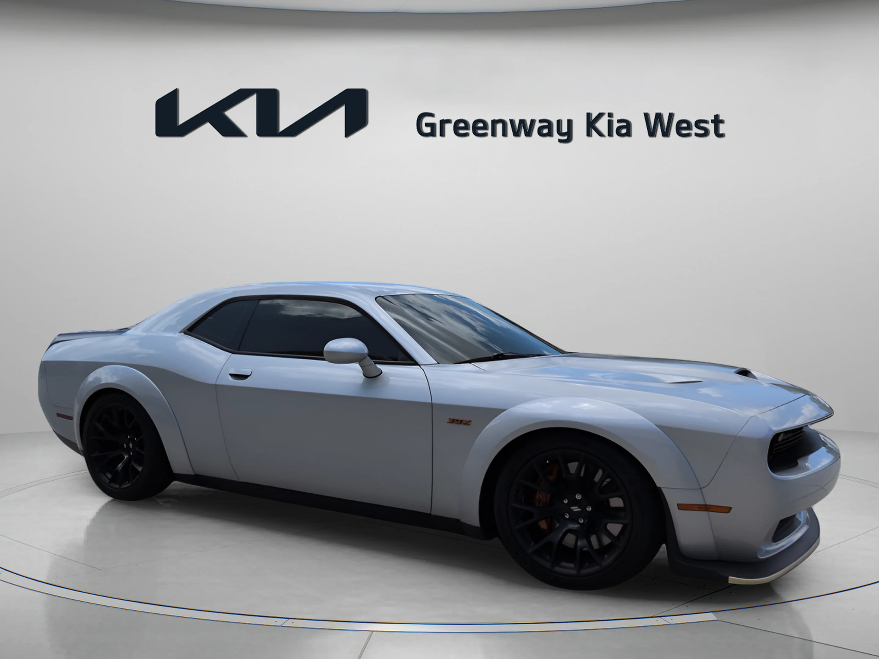 Used 2022 Triple Nickel Clearcoat Dodge R/T Scat Pack Widebody image 2