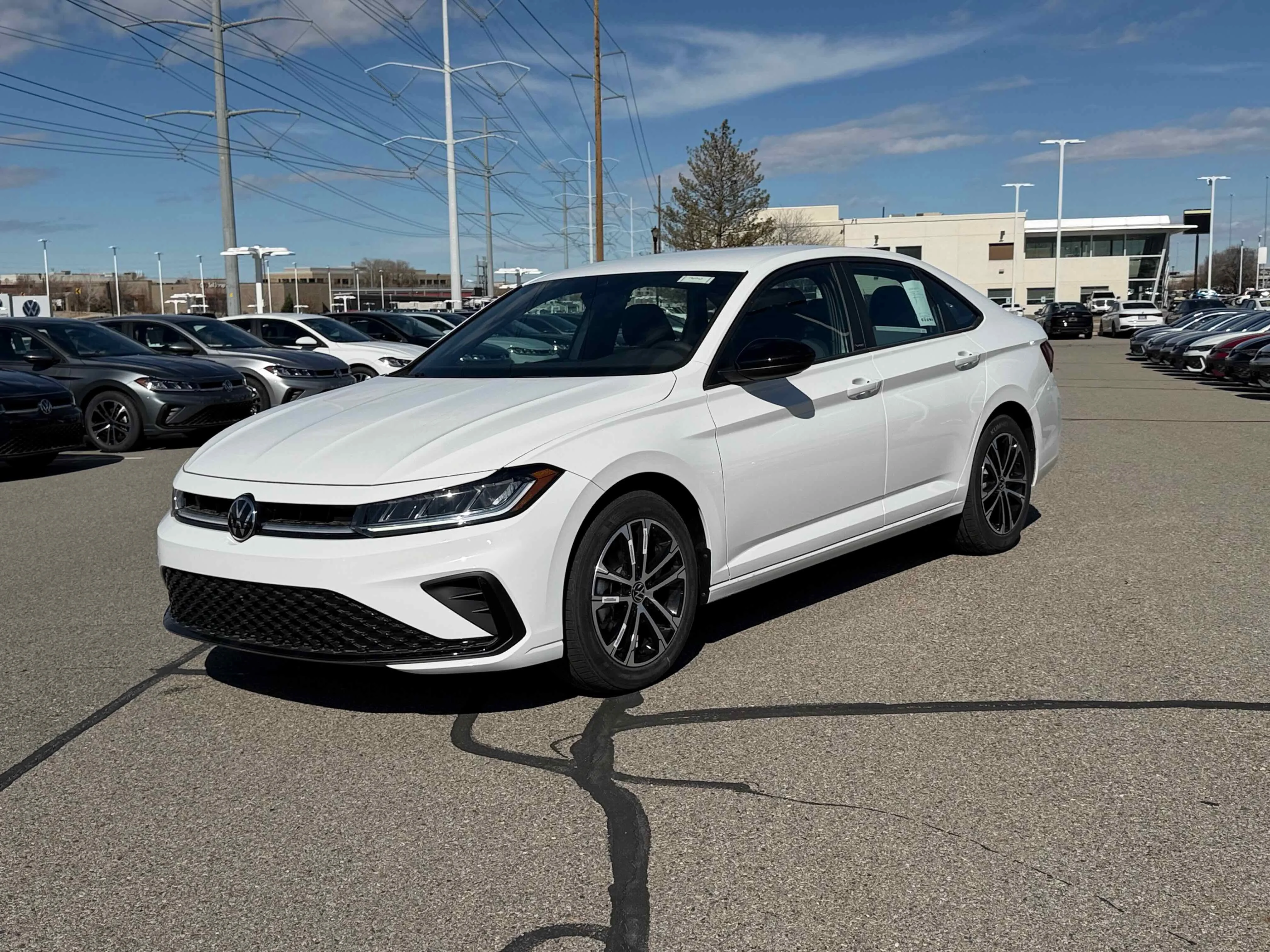 New 2026 Pure White Volkswagen Sport image 1