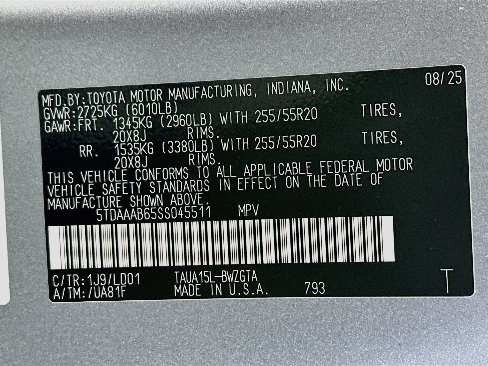 Certified Used 2025 Celestial Silver Metallic Lexus 350 Luxury image 33