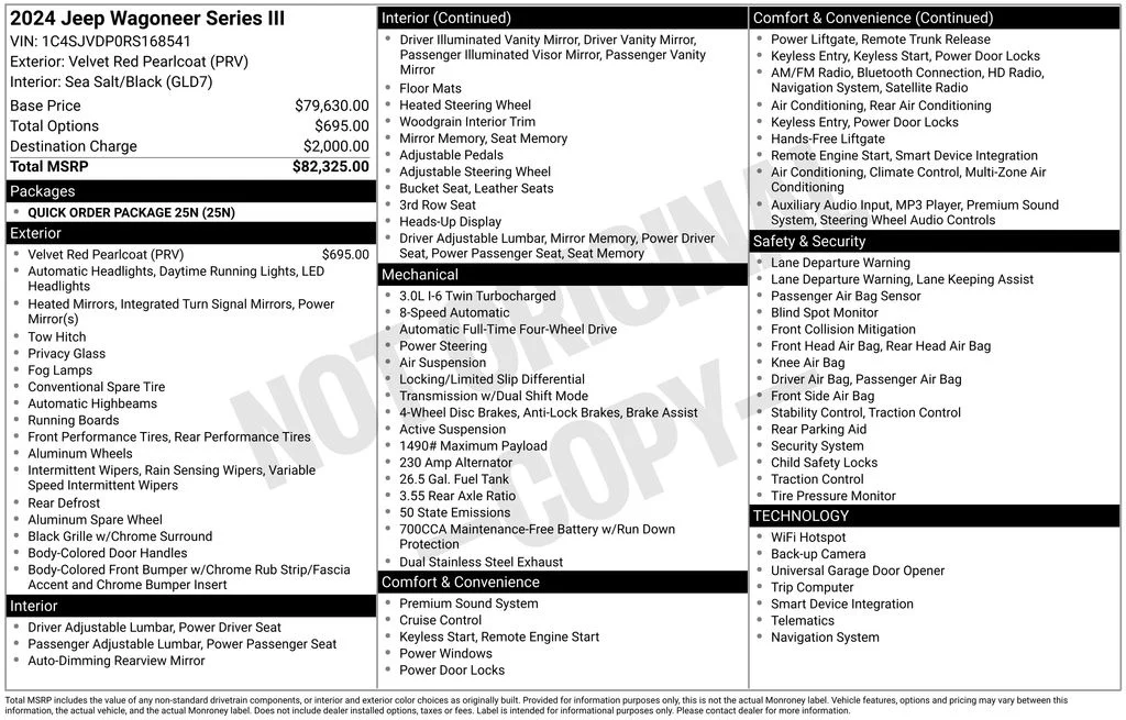 Used 2024 Red Jeep Series III image 6