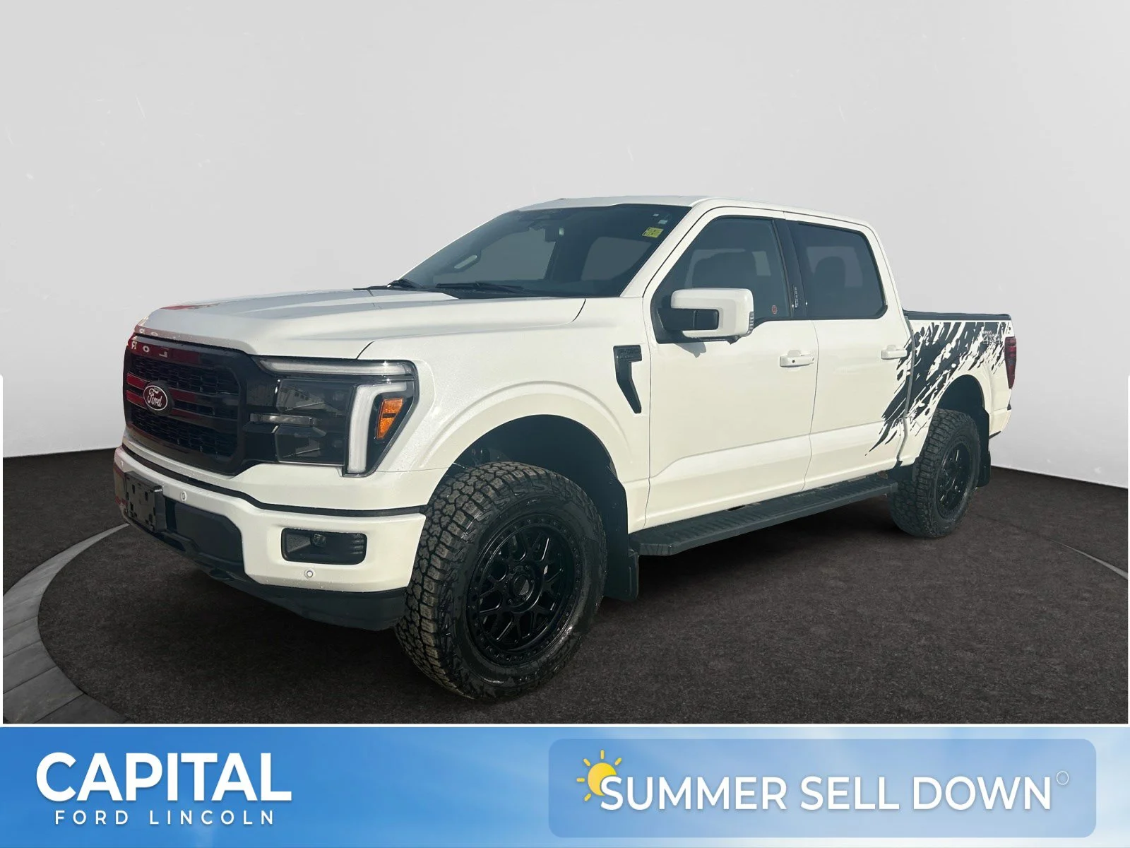 New 2026 Star White Metallic Tri-Coat Ford Lariat* w/ Level Kit, Spoiler, Tonneau  etc image 1
