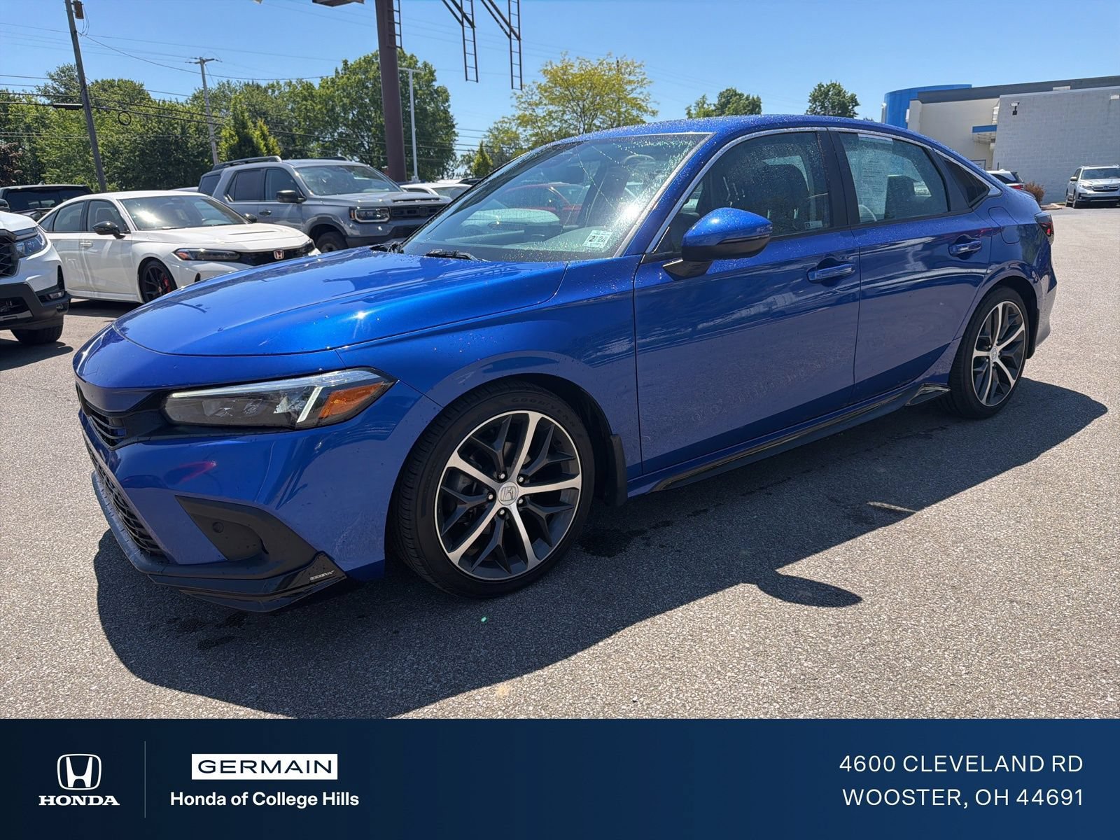 Certified Used 2023 Aegean Blue Metallic Honda 1.5T 4D TOURING image 27