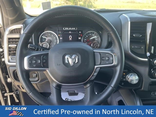 Used 2023 Diamond Black Crystal Pearl Coat Ram Laramie image 10