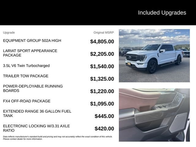 Certified Used 2023 Oxford White Ford Lariat image 5