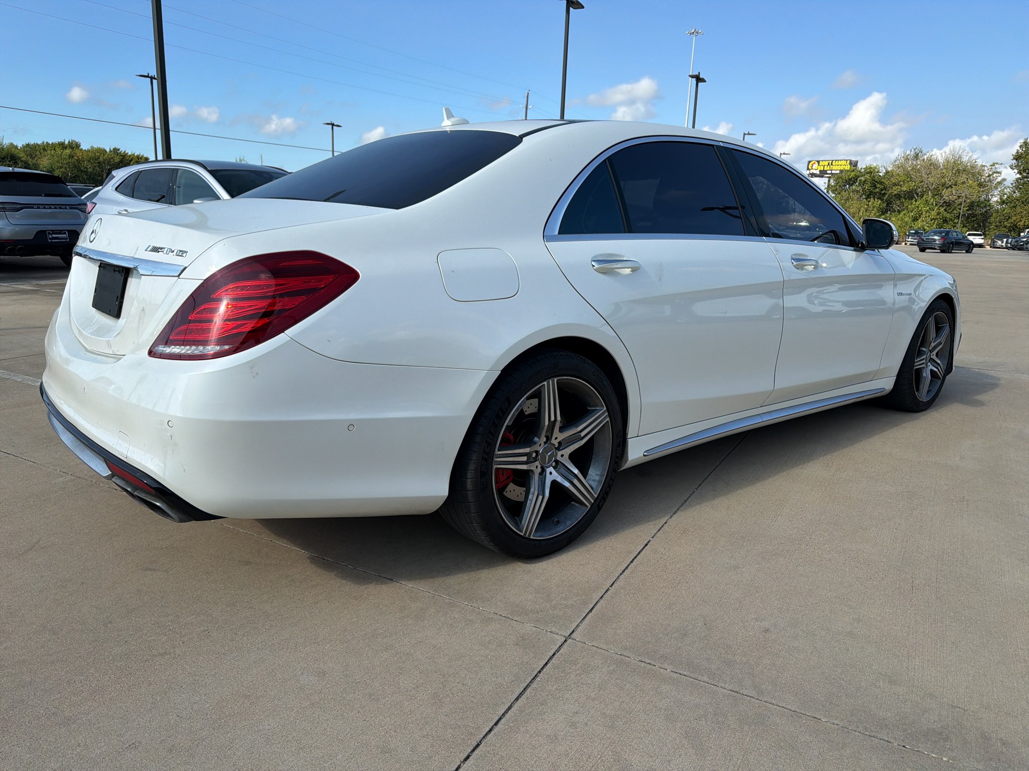 Used 2015 designo Diamond White Mercedes-Benz S63 AMG® image 6