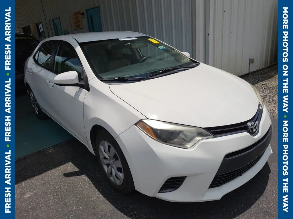Used 2016 White Toyota LE image 1