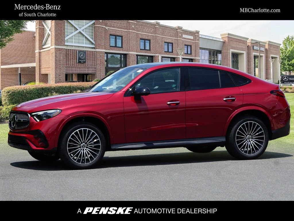 New 2026 MANUFAKTUR Patagonia Red Metallic Mercedes-Benz GLC 300 Coupe image 1
