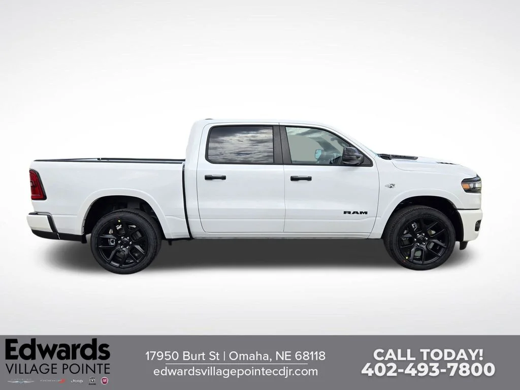 New 2026 Ivory White Tri-Coat Pearl-Coat Exterior Paint RAM Laramie image 2