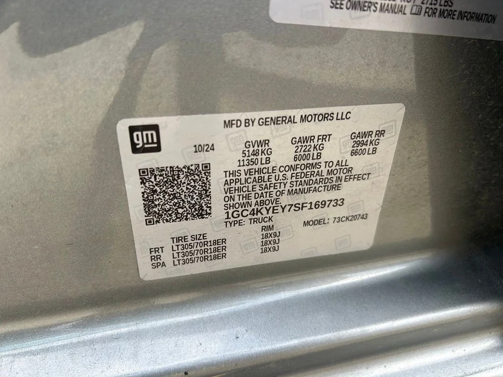 Used 2025 Gray Chevrolet ZR2 image 12