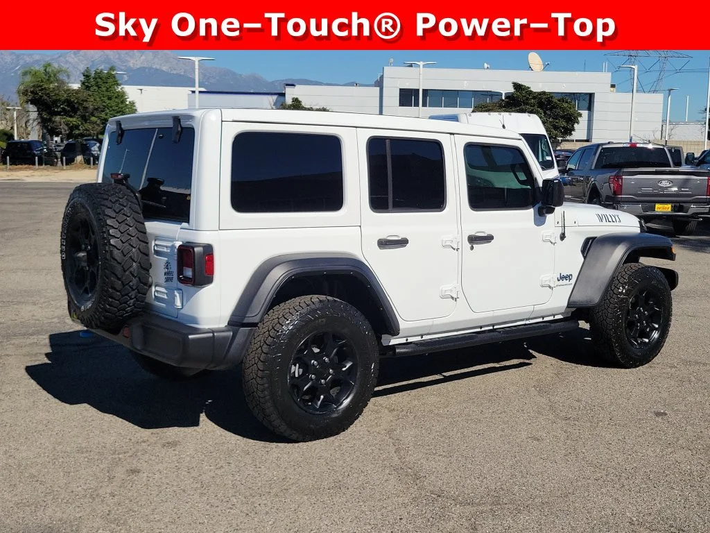 Certified Used 2023 White Jeep Willys 4xe image 3