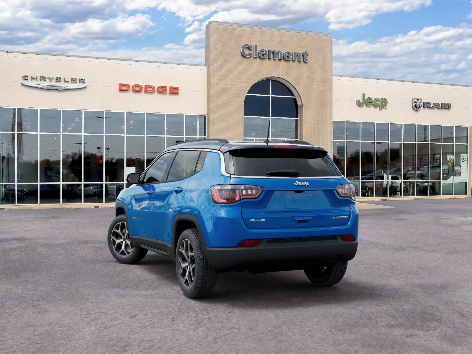 New 2026 Hydro Blue Pearl-Coat Exterior Paint Jeep Limited image 32