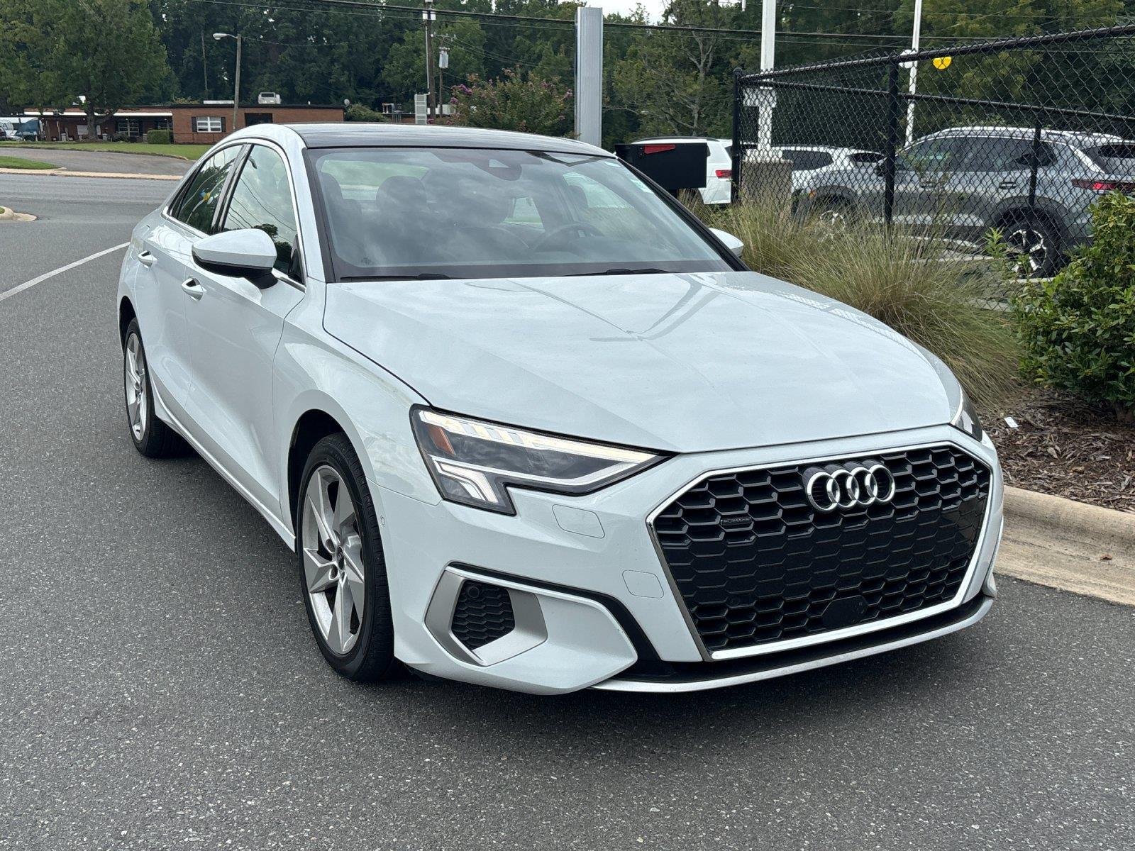 Used 2023 Glacier White Metallic Audi Premium Plus image 7