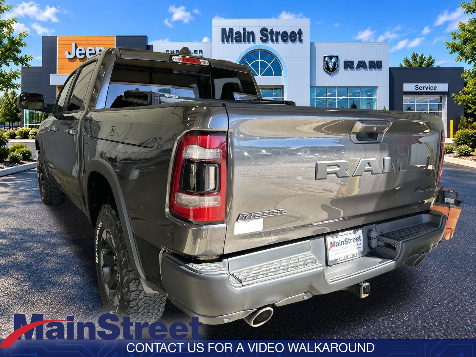 Used 2019 Granite Crystal Metallic Clearcoat Ram Rebel image 13
