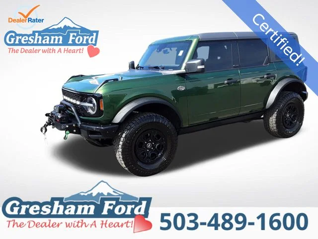 Certified Used 2024 Eruption Green Metallic Ford Wildtrak image 1