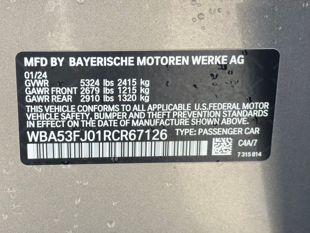 Used 2024 Gray BMW 530i xDrive image 33