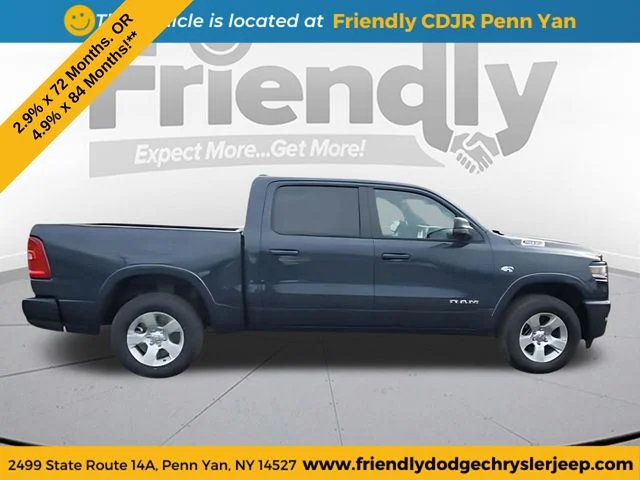New 2026 Forged Blue Metallic Exterior Paint RAM Big Horn/Lone Star image 6