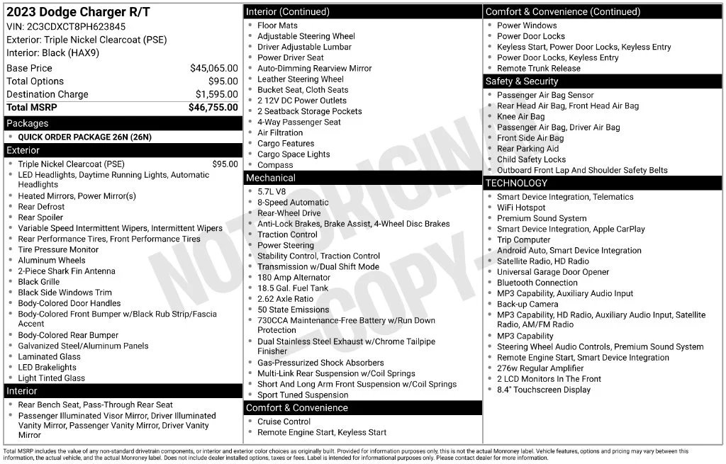 Certified Used 2023 Silver Dodge R/T image 10