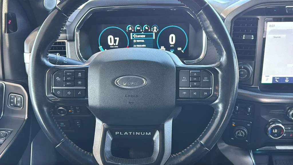 Certified Used 2021 Carbonized Gray Metallic Ford Platinum image 12