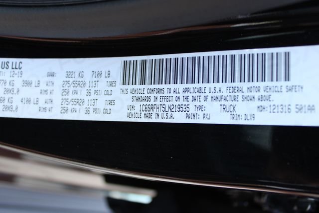 Used 2020 Black Ram Limited image 59