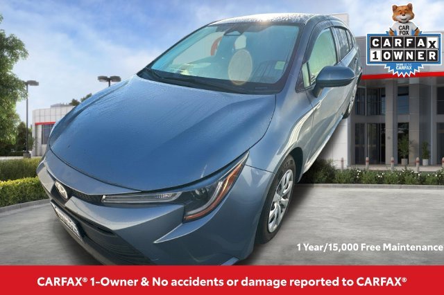 Certified Used 2023 Blue Toyota LE image 2