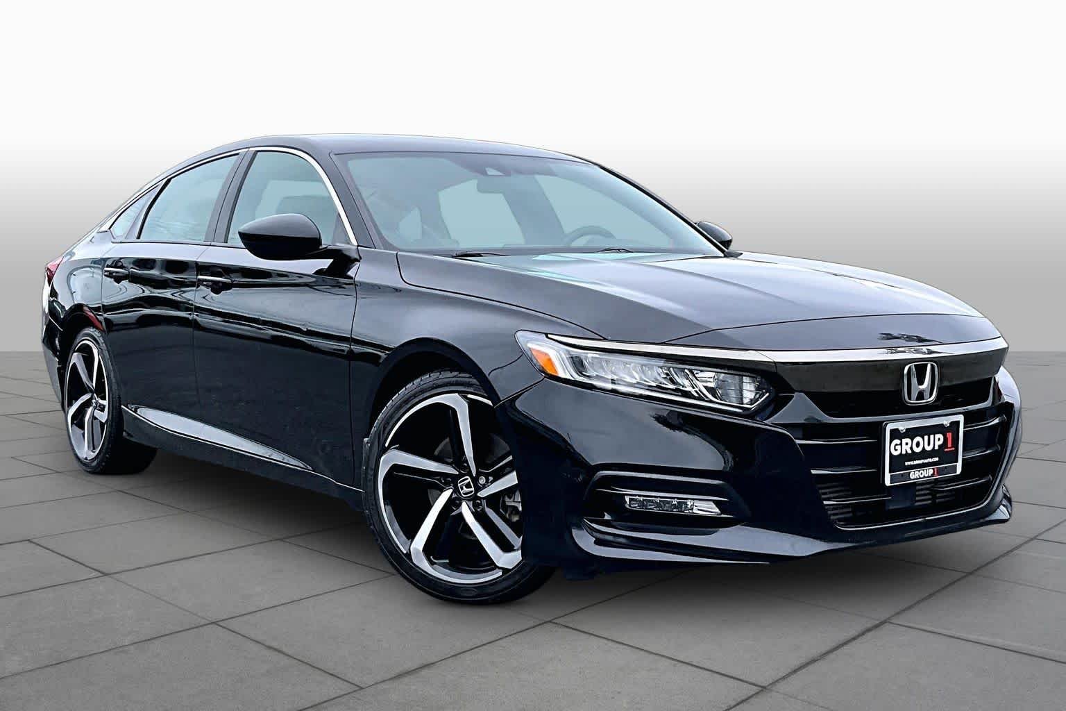 Used 2020 Crystal Black Pearl Honda Sport image 3