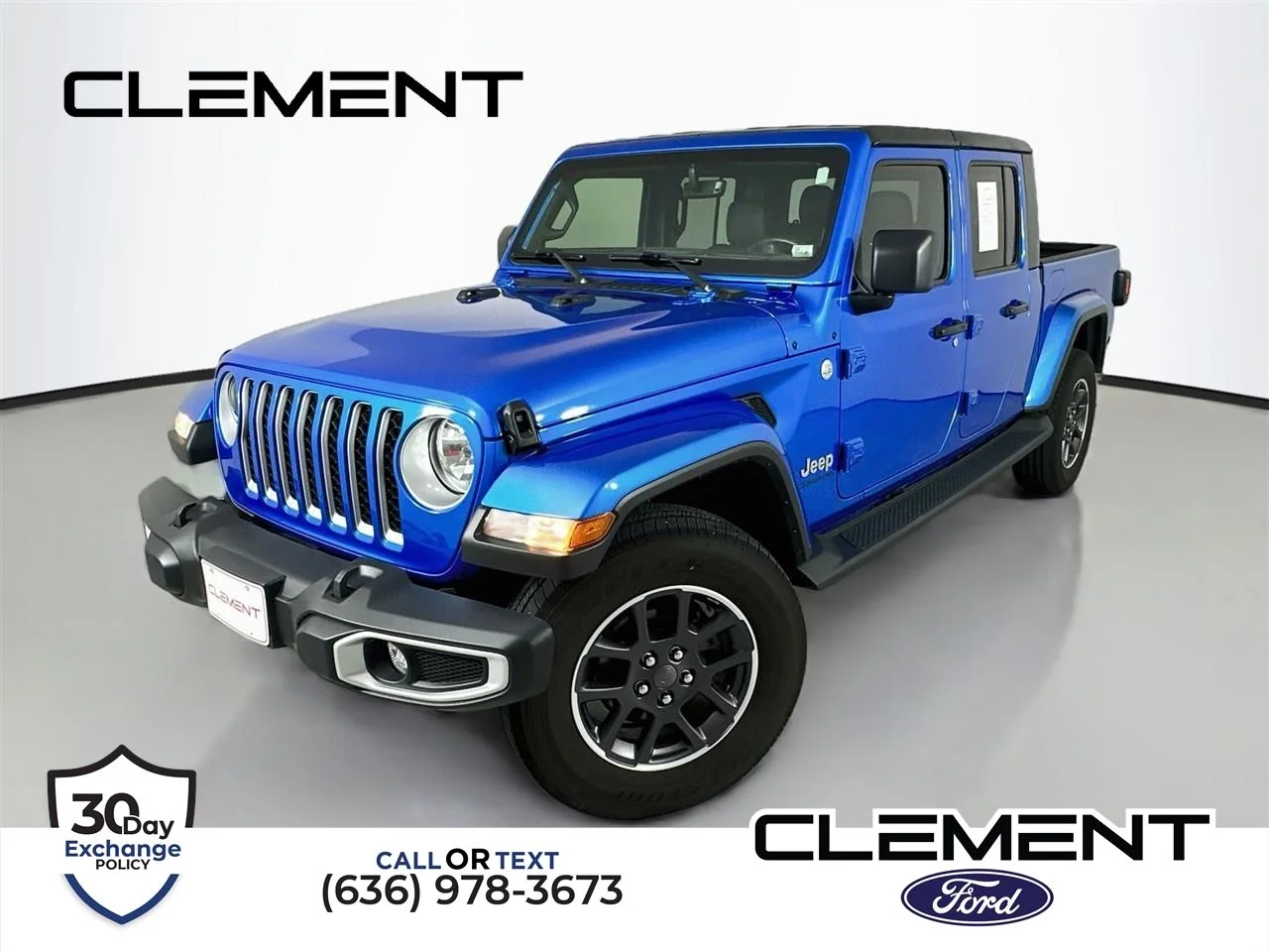 Used 2021 Hydro Blue Pearlcoat Jeep Overland image 1