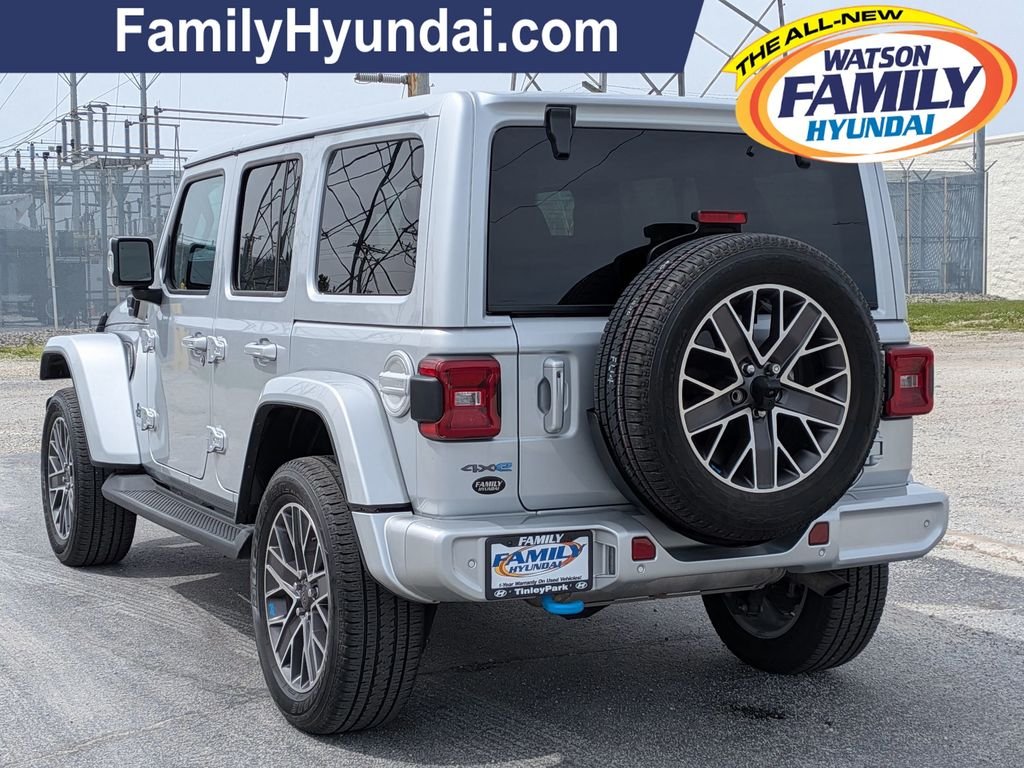 Used 2023 Silver Jeep Sahara 4xe image 5