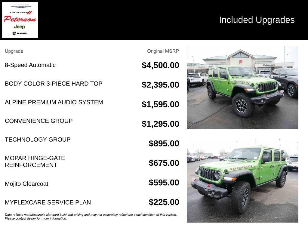 New 2026 Mojito Clearcoat Jeep Rubicon image 13
