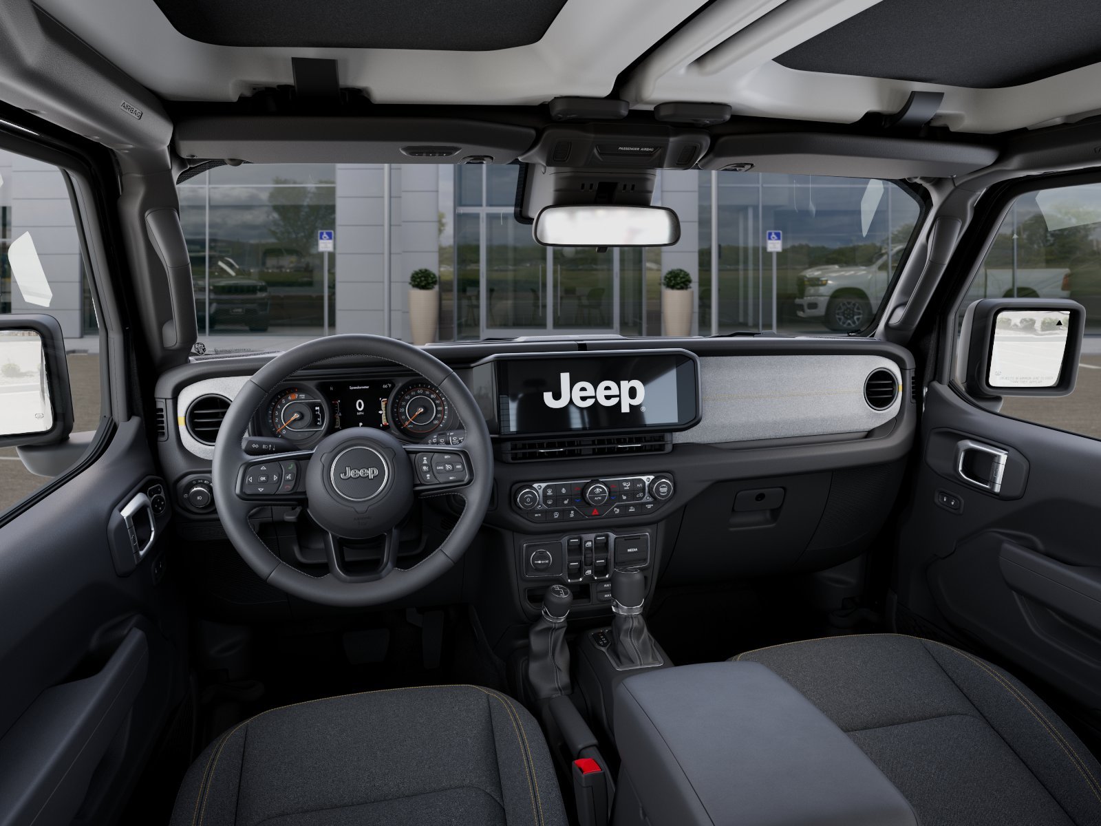 New 2026 Granite Crystal Metallic Clear-Coat Exterior Paint Jeep Sport S image 42