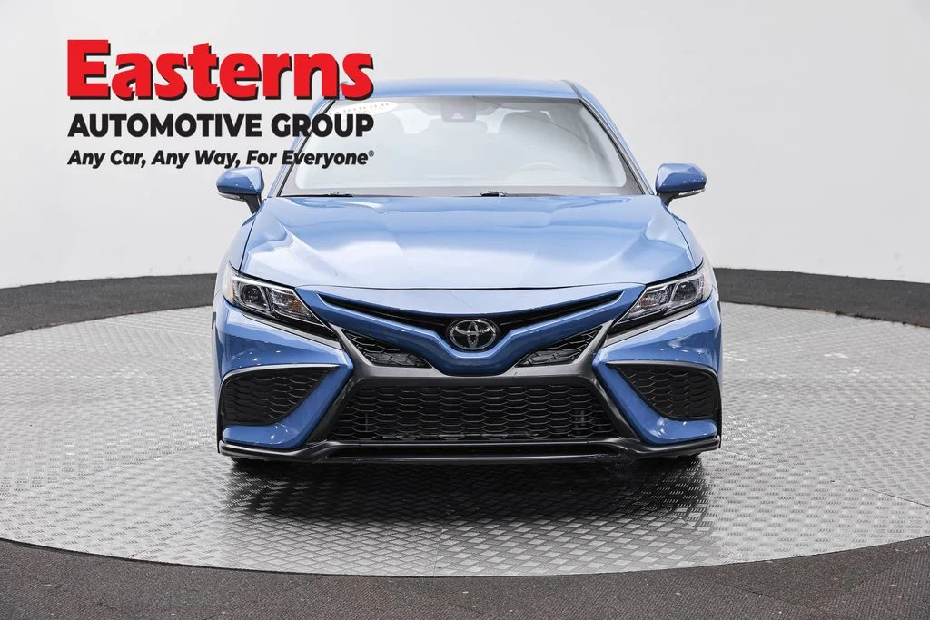 Used 2023 Blue Toyota SE image 2