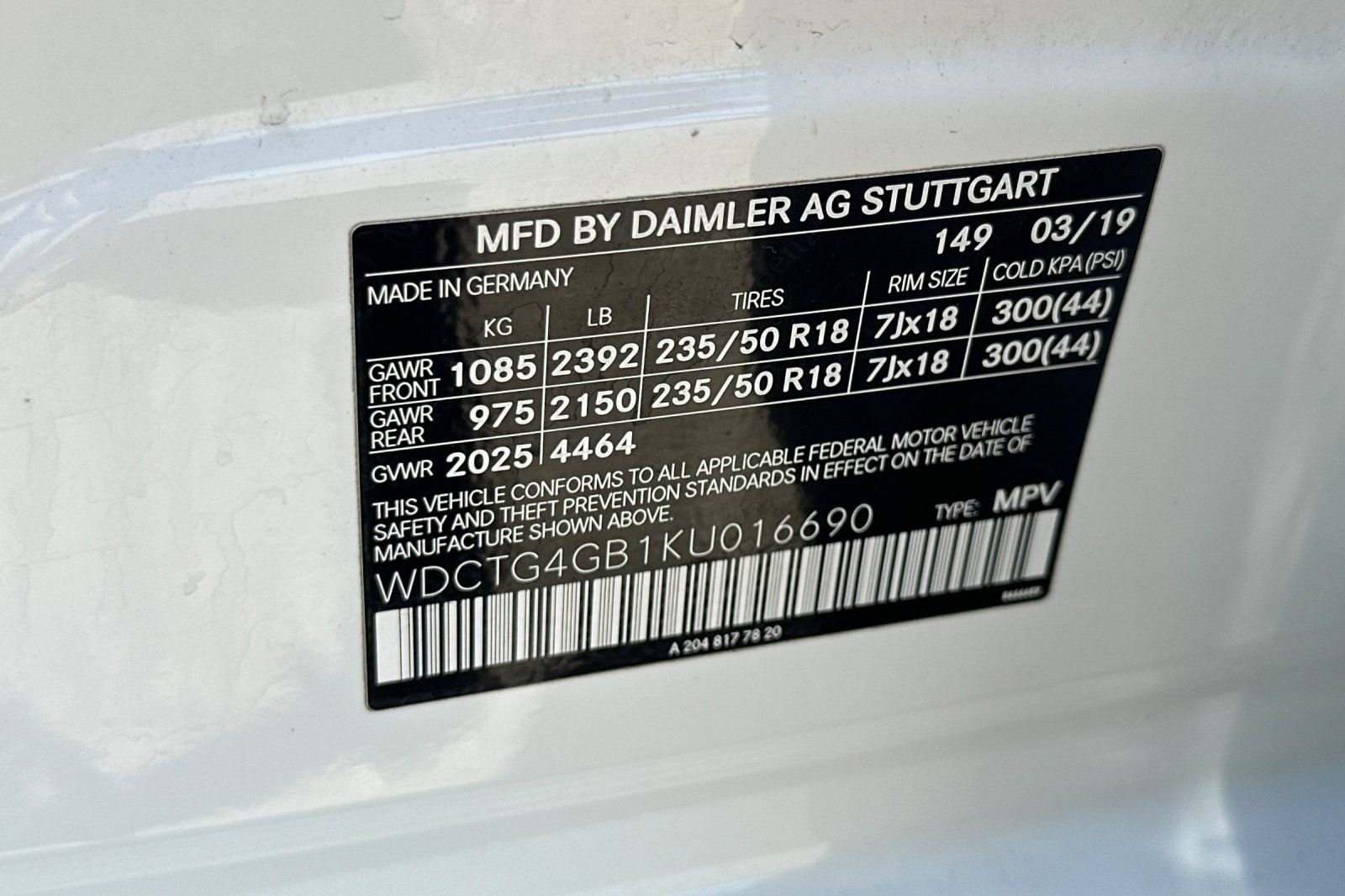 Used 2019 Polar White Mercedes-Benz 250 image 33