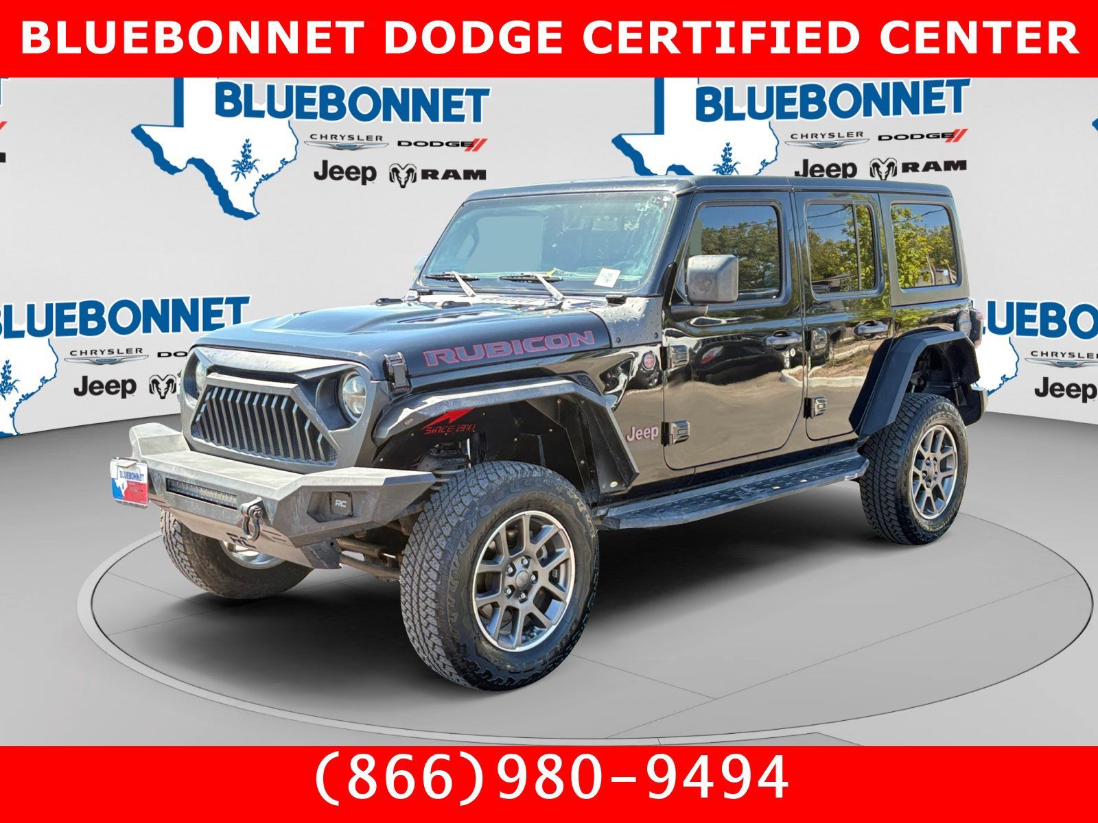 Used 2019 Black Clearcoat Jeep Rubicon image 1